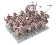 Load image into Gallery viewer, Hight Elves - 28mm Highborne elves lancers, Fantasy elves, Insular Kingdom usable for 9th Age, Fantasy Battle, Oldhammer, King of war, D&amp;D
