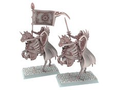 Load image into Gallery viewer, Hight Elves - 32mm Highborne elves lancers, Fantasy elves, Insular Kingdom usable for 9th Age, Fantasy Battle, Oldhammer, King of war, D&amp;D
