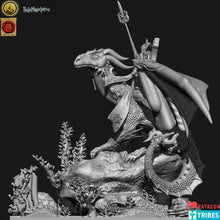 Load image into Gallery viewer, Hight Elves - Sky sloop chariot 28mm, Fantasy elves, Insular Kingdom usable for 9th Age, Fantasy Battle, Oldhammer, King of war, D&amp;D
