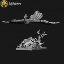 Load image into Gallery viewer, Hight Elves - 28mm Lord on Ancient Dragon, Fantasy elves, Insular Kingdom usable for 9th Age, Fantasy Battle, Oldhammer, King of war, D&amp;D
