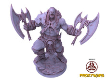 Load image into Gallery viewer, Rage Unbound - Enemy - Grumash, The Bloodied 75mm, The Nightfall Cult, Ennemy, Flesh of Gods, for Wargames, Dungeons &amp; Dragons TTRPG
