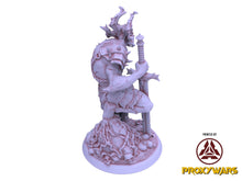 Load image into Gallery viewer, Rage Unbound - Enemy - Ragebound Demon 75mm, The Nightfall Cult, Ennemy, Flesh of Gods, for Wargames, Dungeons &amp; Dragons TTRPG
