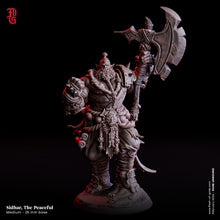 Load image into Gallery viewer, Rage Unbound - Hero - Sidhar, The Peaceful 25mm, The Nightfall Cult, Ennemy, Flesh of Gods, for Wargames, Dungeons &amp; Dragons TTRPG
