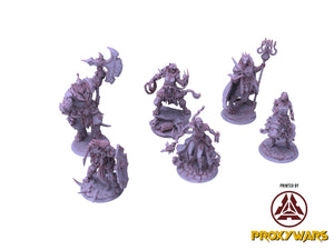 Rage Unbound - Hero - Numa, The Guided Carnage 25mm, The Nightfall Cult, Ennemy, Flesh of Gods, for Wargames, Dungeons & Dragons TTRPG