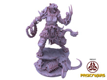 Load image into Gallery viewer, Rage Unbound - Hero - Rina Beastbond, Monster Tamer 25mm, The Nightfall Cult, Ennemy, Flesh of Gods, for Wargames, Dungeons &amp; Dragons TTRPG
