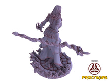 Load image into Gallery viewer, Rage Unbound - Hero - Lygia, The Elven Rage 25mm, The Nightfall Cult, Ennemy, Flesh of Gods, for Wargames, Dungeons &amp; Dragons TTRPG
