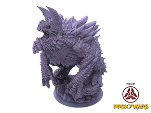 Rage Unbound - Enemy - Salamander 50mm, The Nightfall Cult, Ennemy, Flesh of Gods, for Wargames, Dungeons & Dragons TTRPG