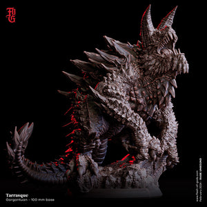 Rage Unbound - Enemy - Tarrasque 100mm, The Nightfall Cult, Ennemy, Flesh of Gods, for Wargames, Dungeons & Dragons TTRPG