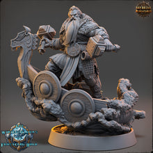 Load image into Gallery viewer, Vikings - Baldur Stormstriker - The Wintershadows of Frostfang Hold, daybreak miniatures, for Wargames, Pathfinder, Dungeons &amp; Dragons
