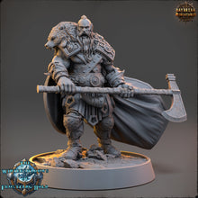 Load image into Gallery viewer, Vikings - Bjorn the Conqueror - The Wintershadows of Frostfang Hold, daybreak miniatures, for Wargames, Pathfinder, Dungeons &amp; Dragons
