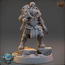 Load image into Gallery viewer, Vikings - Haldor Skullsplitter - The Wintershadows of Frostfang Hold, daybreak miniatures, for Wargames, Pathfinder, Dungeons &amp; Dragons
