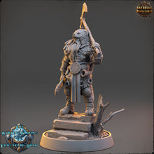 Load image into Gallery viewer, Vikings - Ragnar Wolfslayer - The Wintershadows of Frostfang Hold, daybreak miniatures, for Wargames, Pathfinder, Dungeons &amp; Dragons
