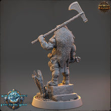 Load image into Gallery viewer, Vikings - Ragnar Wolfslayer - The Wintershadows of Frostfang Hold, daybreak miniatures, for Wargames, Pathfinder, Dungeons &amp; Dragons
