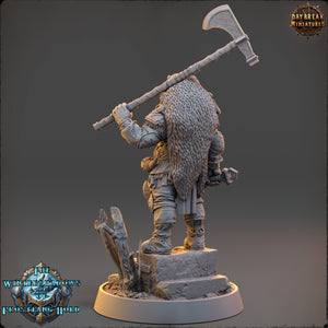 Vikings - Ragnar Wolfslayer - The Wintershadows of Frostfang Hold, daybreak miniatures, for Wargames, Pathfinder, Dungeons & Dragons