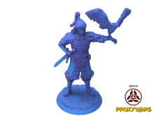 Load image into Gallery viewer, The Elves From The Highlands - Hero - Horse Mounted Elf, protectors of their home, Flesh of Gods, for Wargames, Dungeons &amp; Dragons TTRPG
