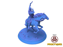 Load image into Gallery viewer, The Elves From The Highlands - Hero - Horse Mounted Elf, protectors of their home, Flesh of Gods, for Wargames, Dungeons &amp; Dragons TTRPG
