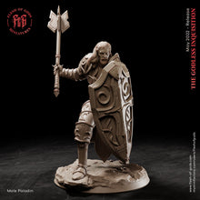 Load image into Gallery viewer, The Godless Inquisition - Hero - Male Paladin, depths of the abyss, Flesh of Gods, for Wargames, Dungeons &amp; Dragons TTRPG
