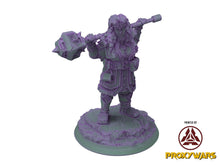 Load image into Gallery viewer, The Underground Experiment - Hero - Female Dwarf, unleash horrors, Flesh of Gods, for Wargames, Dungeons &amp; Dragons TTRPG
