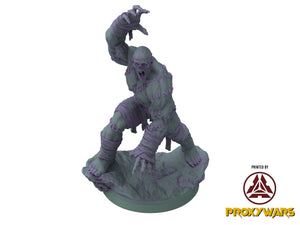 The Underground Experiment - Monster - Fomorian, unleash horrors, Flesh of Gods, for Wargames, Dungeons & Dragons TTRPG