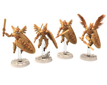 Load image into Gallery viewer, Cinan - Anubis - Peret - Pharmouti : Line, Battle Drone, space robot guardians of the Necropolis, modular posable miniatures
