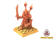 Load image into Gallery viewer, Cinan - Anubis - Chemou - Payni : Assault, Battle Drone, space robot guardians of the Necropolis, modular posable miniatures
