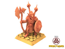 Load image into Gallery viewer, Cinan - Anubis - Chemou - Payni : Assault, Battle Drone, space robot guardians of the Necropolis, modular posable miniatures
