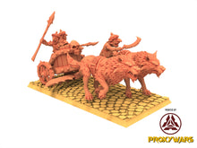 Load image into Gallery viewer, Orc &amp; Goblin - Goblins War Chariot - The Black horde, utilisables pour Oldhammer, king of wars, 9th age
