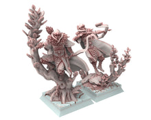 Load image into Gallery viewer, Hight Elves - 32mm Highborne Elves Handmaiden of Qeen, Fantasy elves, Insular Kingdom usable for 9th Age, Fantasy Battle, Oldhammer, D&amp;D
