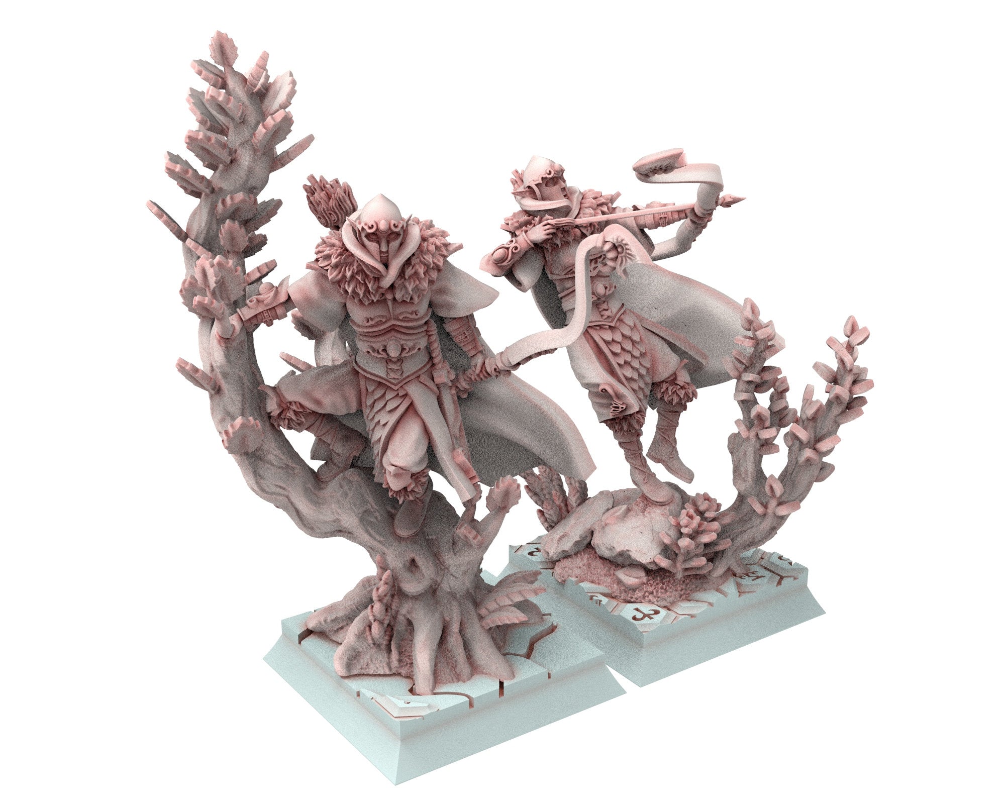 Hight Elves - 32mm High Elves Mage, Fantasy elves, Insular Kingdom usable for 9th Age, Fantasy Battle, Oldhammer, King of war, D&D