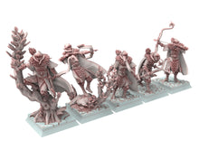 Load image into Gallery viewer, Hight Elves - 32mm Highborne Elves Handmaiden of Qeen, Fantasy elves, Insular Kingdom usable for 9th Age, Fantasy Battle, Oldhammer, D&amp;D
