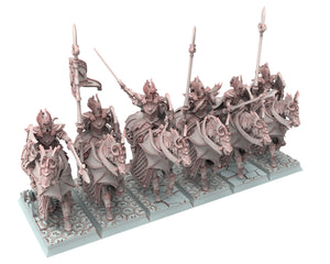 Hight Elves - 32mm Knights of Ryma, Fantasy elves, Insular Kingdom usable for 9th Age, Fantasy Battle, Oldhammer, King of war, D&D