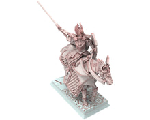 Load image into Gallery viewer, Hight Elves - 32mm Knights of Ryma, Fantasy elves, Insular Kingdom usable for 9th Age, Fantasy Battle, Oldhammer, King of war, D&amp;D
