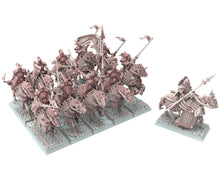 Load image into Gallery viewer, Hight Elves - 32mm Highborne elves lancers Hero, Fantasy, Insular Kingdom usable for 9th Age, Fantasy Battle, Oldhammer, King of war, D&amp;D
