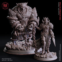 Load image into Gallery viewer, The scourges of war - Boss - The God Slaver, glory and honor, Ennemy, Flesh of Gods, for Wargames, Dungeons &amp; Dragons TTRPG
