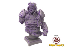 Load image into Gallery viewer, The scourges of war - Hero - Goliath Commander (25 mm), glory and honor, Ennemy, Flesh of Gods, for Wargames, Dungeons &amp; Dragons TTRPG
