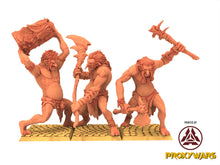 Load image into Gallery viewer, Orc &amp; Goblin - Mountains Trolls, The Black Horde, utilisables pour Oldhammer, king of wars, 9th age
