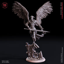 Load image into Gallery viewer, Echoes Of Corruption - Enemy - Fallen Angel (25 mm), light and darkness, Ennemy, Flesh of Gods, for Wargames, Dungeons &amp; Dragons TTRPG
