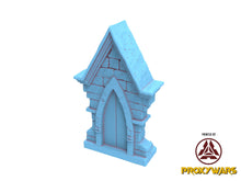 Load image into Gallery viewer, Echoes Of Corruption - Scenery - Mausoleum Entrance, light and darkness, Ennemy, Flesh of Gods, for Wargames, Dungeons &amp; Dragons TTRPG
