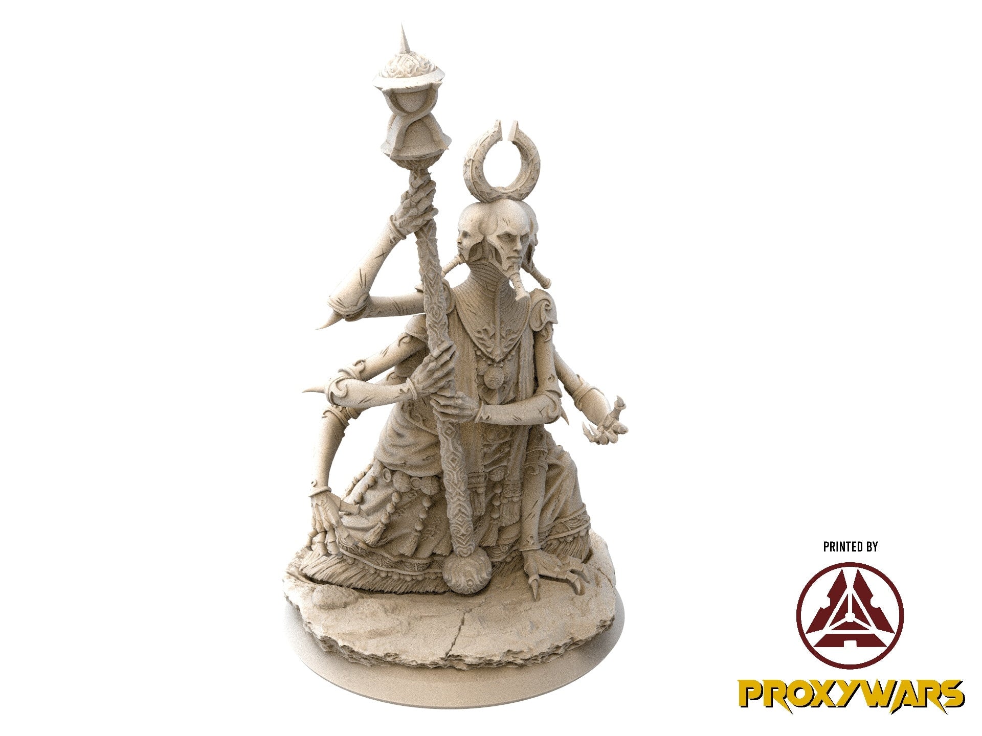 The Time Abyss - Enemy - Androsphinx (50 mm), Light and darkness, Flesh of Gods, for Wargames, Dungeons & Dragons TTRPG
