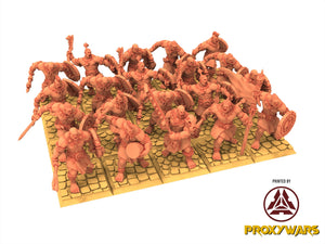 Cinan - Anubis - Chemou - Payni : Assault, Battle Drone, space robot guardians of the Necropolis, modular posable miniatures