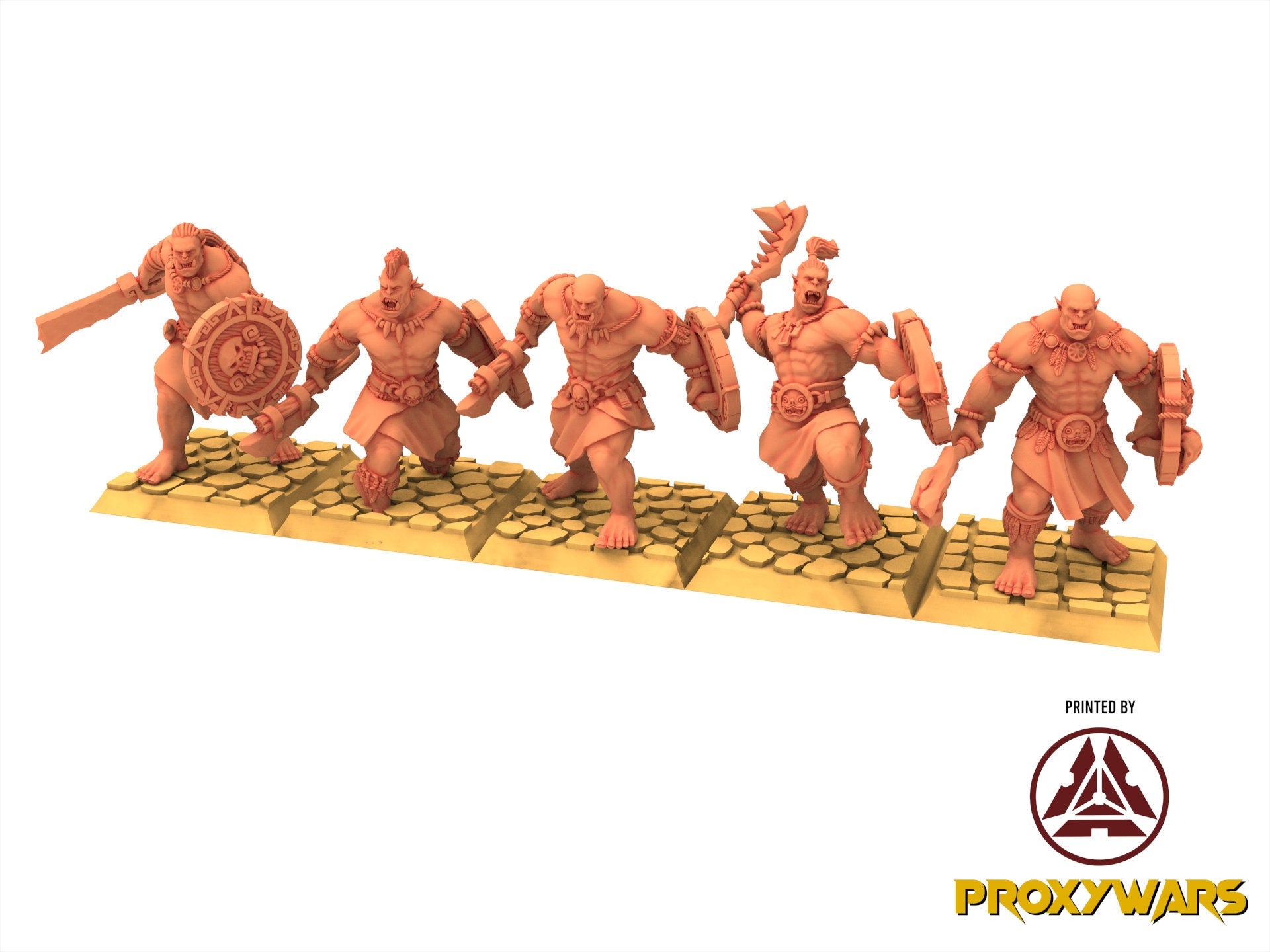 Orc & Goblin - Salanaar Orc Warriors V3, utilisables pour Oldhammer, king of wars, 9th age