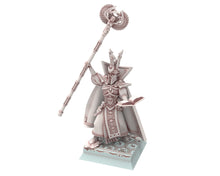 Load image into Gallery viewer, Hight Elves - 28mm Master of Canreig tower, Fantasy elves, Insular Kingdom usable for 9th Age, Fantasy Battle, Oldhammer, King of war, D&amp;D
