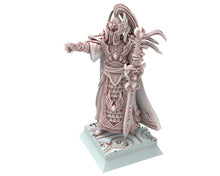 Load image into Gallery viewer, Hight Elves - 28mm Master of Canreig tower, Fantasy elves, Insular Kingdom usable for 9th Age, Fantasy Battle, Oldhammer, King of war, D&amp;D
