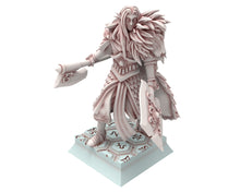 Load image into Gallery viewer, Hight Elves - 32mm Lion Guard Master Elite, Fantasy elves, Insular Kingdom usable for 9th Age, Fantasy Battle, Oldhammer, King of war, D&amp;D
