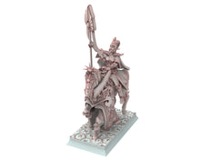 Load image into Gallery viewer, Hight Elves - 28mm Lord on Gryphon Higthborn, Fantasy elves, Insular Kingdom usable for 9th Age, Fantasy Battle, Oldhammer, King of war, D&amp;D
