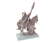 Load image into Gallery viewer, Hight Elves - 28mm Lord on Gryphon Higthborn, Fantasy elves, Insular Kingdom usable for 9th Age, Fantasy Battle, Oldhammer, King of war, D&amp;D
