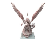 Load image into Gallery viewer, Hight Elves - 32mm Lord on Dragon Higthborn, Fantasy elves, Insular Kingdom usable for 9th Age, Fantasy Battle, Oldhammer, King of war, D&amp;D
