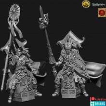 Load image into Gallery viewer, Hight Elves - 32mm Lord on Ancient Dragon, Fantasy elves, Insular Kingdom usable for 9th Age, Fantasy Battle, Oldhammer, King of war, D&amp;D
