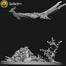 Load image into Gallery viewer, Hight Elves - 32mm Lord on Ancient Dragon, Fantasy elves, Insular Kingdom usable for 9th Age, Fantasy Battle, Oldhammer, King of war, D&amp;D
