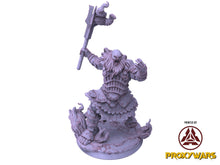 Load image into Gallery viewer, Rage Unbound - Enemy - Grumash, The Bloodied 25mm, The Nightfall Cult, Ennemy, Flesh of Gods, for Wargames, Dungeons &amp; Dragons TTRPG
